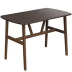47 Tavolo da Pranzo per 4-6 Persone Tavolo da Cucina in Legno Tavolo da Cena Moderno con Robusta Struttura in Metallo per Sala da Pranzo Cucina Noce Scuro