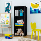 Libreria decorativa a 3 cubi, libreria aperta, organizer per giocattoli, orizzontale, verticale