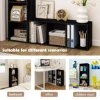Libreria decorativa a 3 cubi, libreria aperta, organizer per giocattoli, orizzontale, verticale