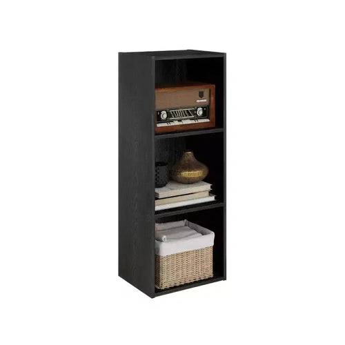 Libreria decorativa a 3 cubi, libreria aperta, organizer per giocattoli, orizzontale, verticale