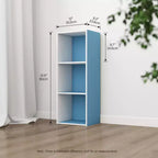 Libreria decorativa a 3 cubi, libreria aperta, organizer per giocattoli, orizzontale, verticale