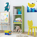 Libreria decorativa a 3 cubi, libreria aperta, organizer per giocattoli, orizzontale, verticale