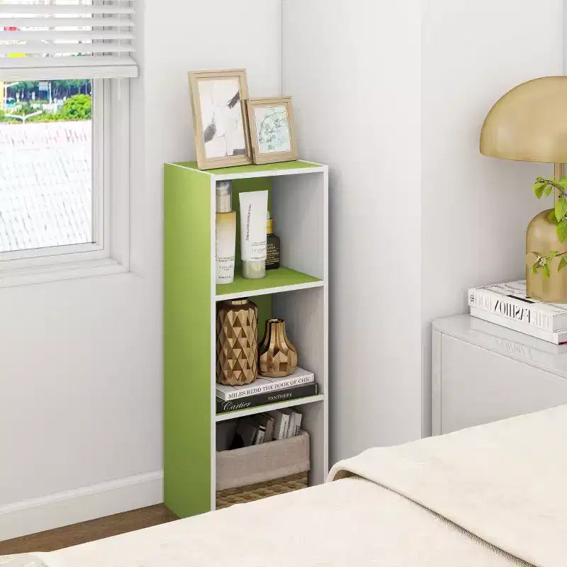 Libreria decorativa a 3 cubi, libreria aperta, organizer per giocattoli, orizzontale, verticale