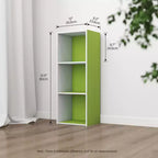 Libreria decorativa a 3 cubi, libreria aperta, organizer per giocattoli, orizzontale, verticale