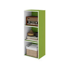 Libreria decorativa a 3 cubi, libreria aperta, organizer per giocattoli, orizzontale, verticale
