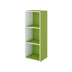 Libreria decorativa a 3 cubi, libreria aperta, organizer per giocattoli, orizzontale, verticale