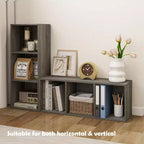 Libreria decorativa a 3 cubi, libreria aperta, organizer per giocattoli, orizzontale, verticale