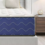 Materasso ibrido in memory foam rinfrescante di media rigidità, confezionato in scatola