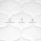 Materasso ibrido in memory foam rinfrescante di media rigidità, confezionato in scatola
