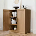 Mobile contenitore in legno venato nero (36x31x16)