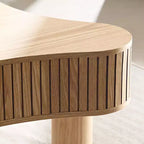 Tavolini da caffè moderni con design a nido, tavolini laterali rotondi a 2 ripiani, facili da montare per soggiorno/camera da letto/balcone/giardino