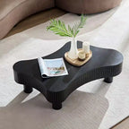 Tavolini da caffè moderni con design a nido, tavolini laterali rotondi a 2 ripiani, facili da montare per soggiorno/camera da letto/balcone/giardino
