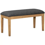 Set da pranzo allungabile con panca e 4 sedie