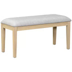 Set da pranzo allungabile con panca e 4 sedie