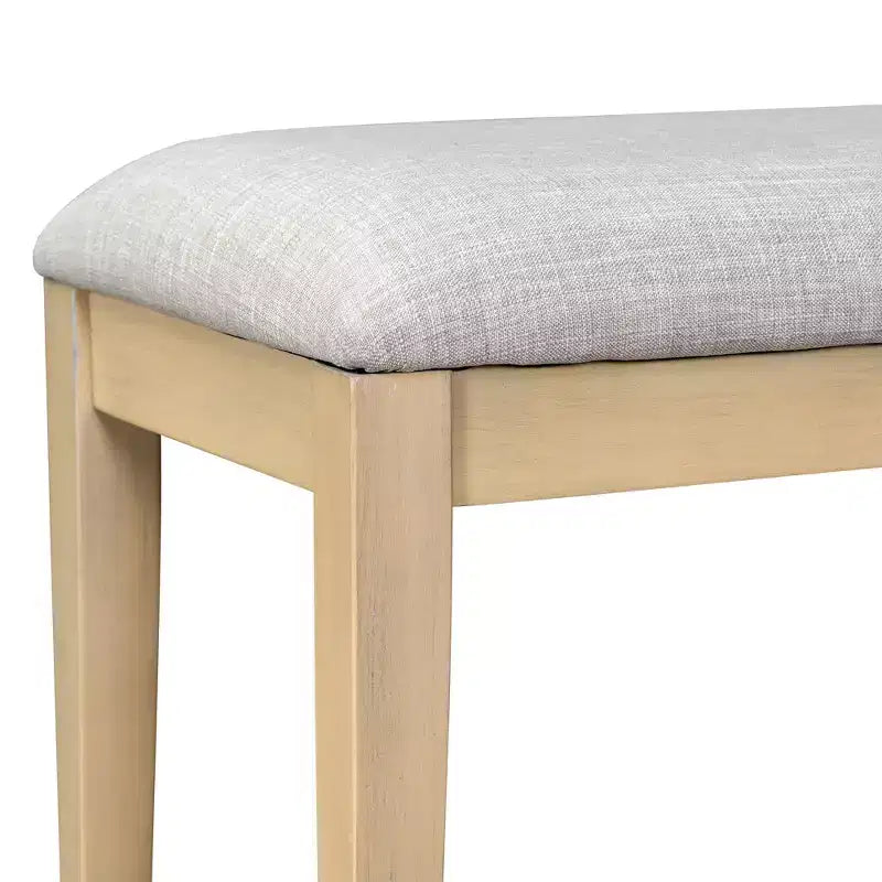 Set da pranzo allungabile con panca e 4 sedie