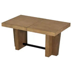 Set da pranzo allungabile con panca e 4 sedie