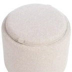 Elias 18 High Nathan Ginger Pouf contenitore con vassoio reversibile