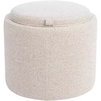 Elias 18 High Nathan Ginger Pouf contenitore con vassoio reversibile