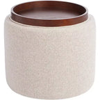 Elias 18 High Nathan Ginger Pouf contenitore con vassoio reversibile