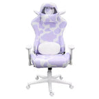TS85 Lavender Print COW Series Gaming Chair