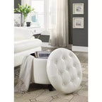 HomeStock Comfort Round Ottoman