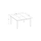 Set Dinette Tavolo da Cucina con Sedie e Panca - Set da Pranzo in Legno Massello