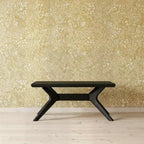 Tavolino da caffè rettangolare con gambe incrociate (40in x 20in / 1020mm x 510mm)
