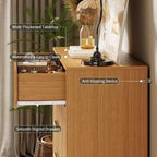 Cassettiera scanalata per camera da letto con 5 cassetti, cassettiera moderna in legno da 81 cm con maniglia in metallo, ampio mobile organizer per vestiti e supporto TV